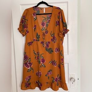 XL floral dress